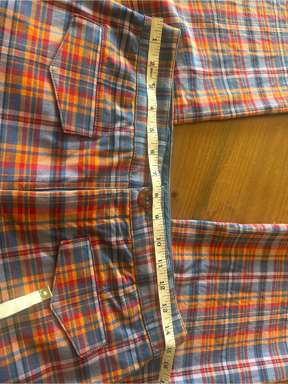 Maeve Anthropologie Flared Plaid Pants - Picture 10 of 11
